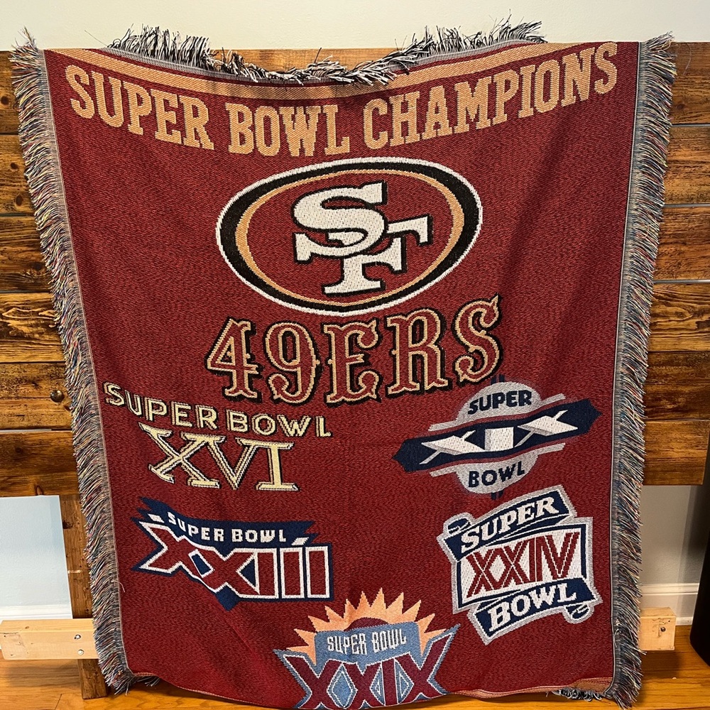 San Francisco 49ers - Woven Tapestry Throw